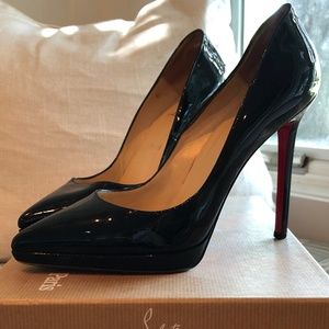 Christian Louboutin Pigalle Plato 120 Patent Heel
